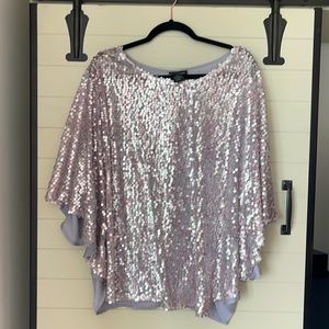 Lane Bryant Lavender Sequin Top 18/20